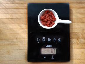 每种食材可以称一下重量。