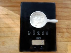 每种食材可以称一下重量。