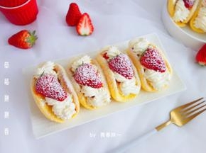 撒一点糖粉做装饰