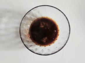 红糖用热开水融化