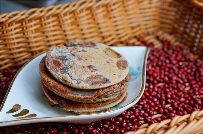 红豆蛋饼