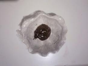准备一个自己喜欢的碗铺一层保鲜膜，把巧克力倒入