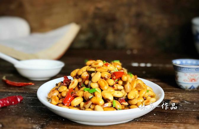 香辣黄豆