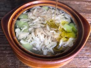 出锅后淋入香油