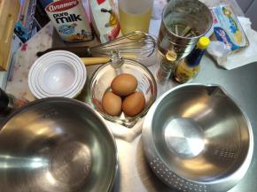 准备好全部的食材。