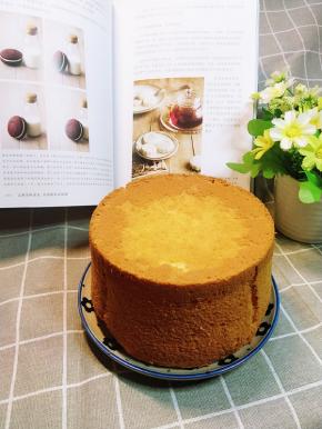 日式戚风蛋糕成品图