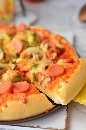 奥尔良鸡腿披萨