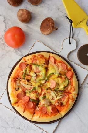 奥尔良鸡腿披萨