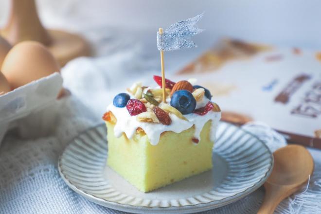 干果仁古早蛋糕