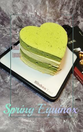 双色戚风蛋糕成品图