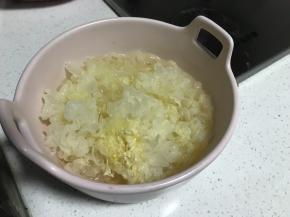 用温水泡发（一小时左右）