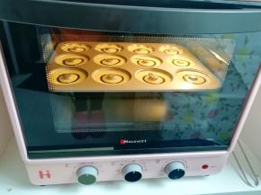 上下管165度烤20分钟左右。