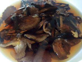 野生蘑菇提前浸泡5小时左右