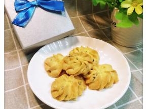 海苔曲奇成品图