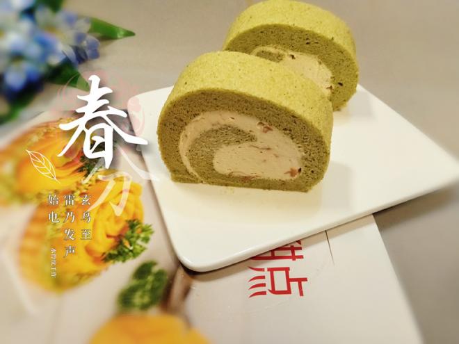 抹茶玫瑰蛋糕卷