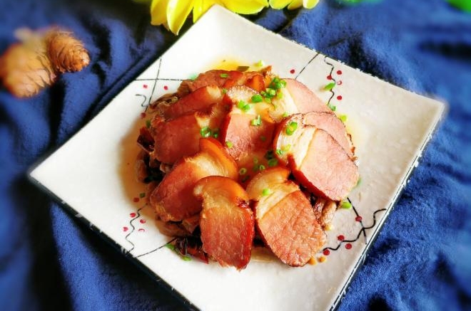 干豆角蒸腊肉