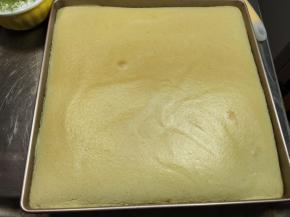 烤制完成后马上从烤箱取出。