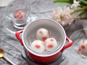 萌萌的小猪汤圆就完成了