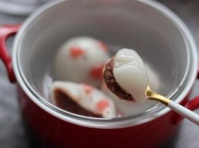 红豆沙馅的。