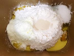 再加入粉类材料