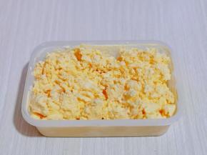 第二次从冰箱取出搅拌后的状态。