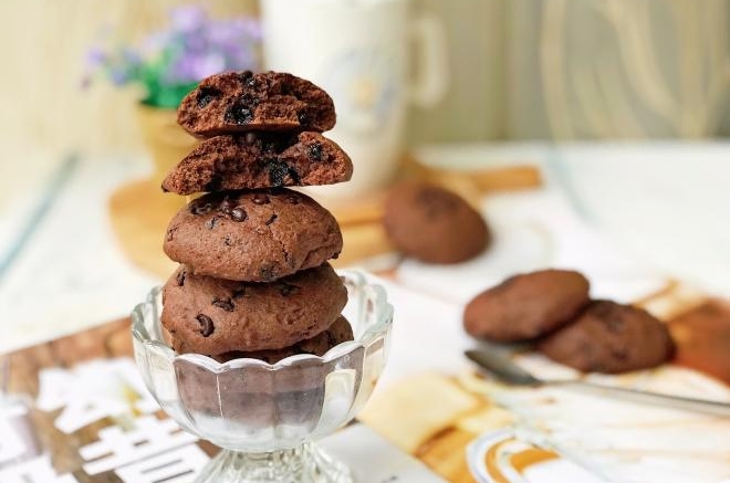 淡奶油巧克力软曲奇