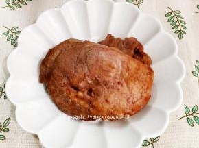 烤了2次30分钟，叉烧肉就做好了
