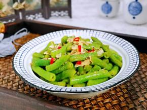 口感清淡爽口的一道小炒。