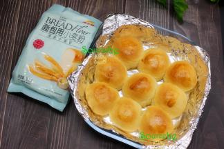 松软可口的奶香软排包就做好了。