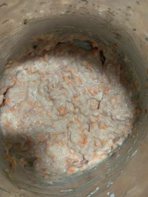 搅拌均匀的状态。