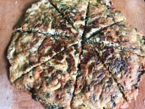 开盖后再煎香，取出切成块