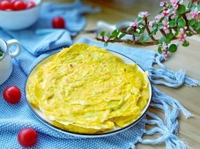 西葫芦鸡蛋饼松软的质感让人回味无穷！