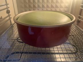 蛋糕会慢慢膨胀起来