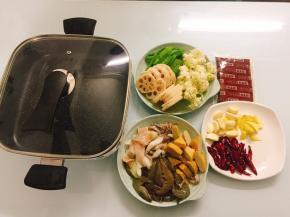 准备好材料洗净切好