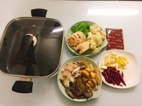 准备好材料洗净切好