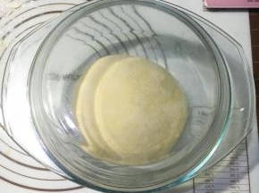 取出揉好的面团常温下醒发酵一个半小时，