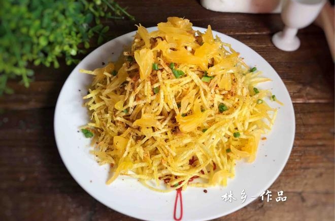 鲜橙土豆丝