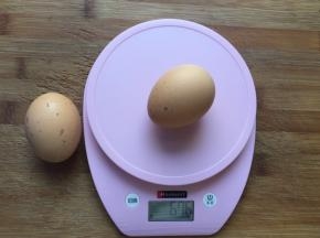 鸡蛋选60克以上的