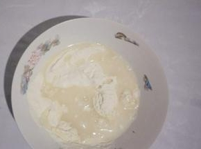 倒入清水