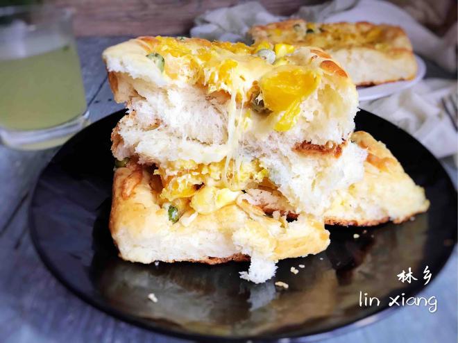 芝士水果蔬菜面包