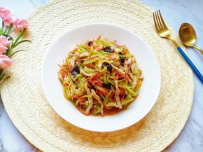 快手版的鱼香肉丝。