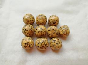 分成20g一份搓圆。