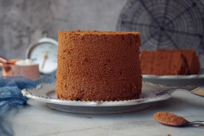 4寸可可戚风蛋糕