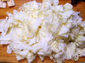 白菜切块