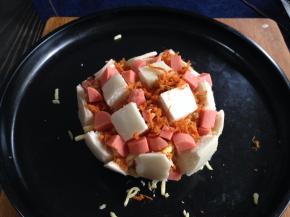 再来一层火腿肠丁