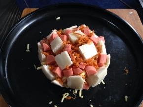 再来一层火腿肠丁