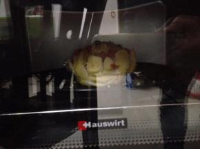 入海氏B33烤箱中层、上下火220度、烘烤6-10分钟出炉，撒香葱碎即可