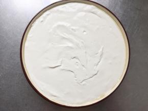 在盘子中抹一层油防粘，把混合好的糯米糊倒入。也可以用其他容器装，盘子装会更容易蒸熟