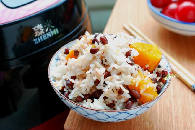 臻米脱糖赤豆南瓜饭