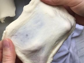 揉到出现大薄膜的程度即可。